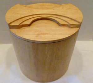 Seau à glace de luxe en bois d'acacia avec couvercle et pince en acier inoxydable, éclairage LED, étanche, pour fêtes, refroidisseur à vin - Product Image 4