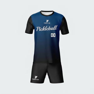 Uniforme de Pickleball para Hombre a Precio Razonable, Ropa Deportiva de Diseño Personalizado, Secado Rápido, Transpirable, Manga Corta, Corte Regular - Product Image 5