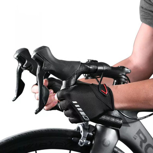Gants de cyclisme sportifs de haute qualité, gants de course à vélo durables, avec coussinets en gel, demi-doigts, pour la gym, l'entraînement, le fitness et la musculation - Product Image 2
