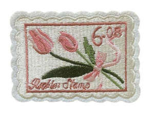 Parche de chenilla bordado termoadhesivo ecológico Big Mama Patch con lazo de lentejuelas para decoración de ropa de mujer, regalo para mamá y sombreros, al por mayor - Product Image 2