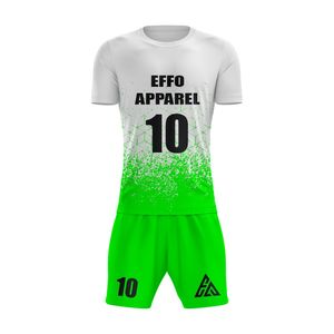 Uniforme de Fútbol Personalizado con Logotipo y Nombre, Ropa Deportiva para Hombre, Unisex, Conjuntos de Fútbol con Cuello Redondo, Manga Larga, para Niños y Jóvenes - Product Image 3