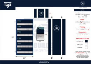 Sac de rangement pour téléphone TEAM BUILDER pour vestiaire d'équipe, idéal pour l'entraînement sportif et les tournois, fermeture auto-agrippante, nylon durable - Product Image 3