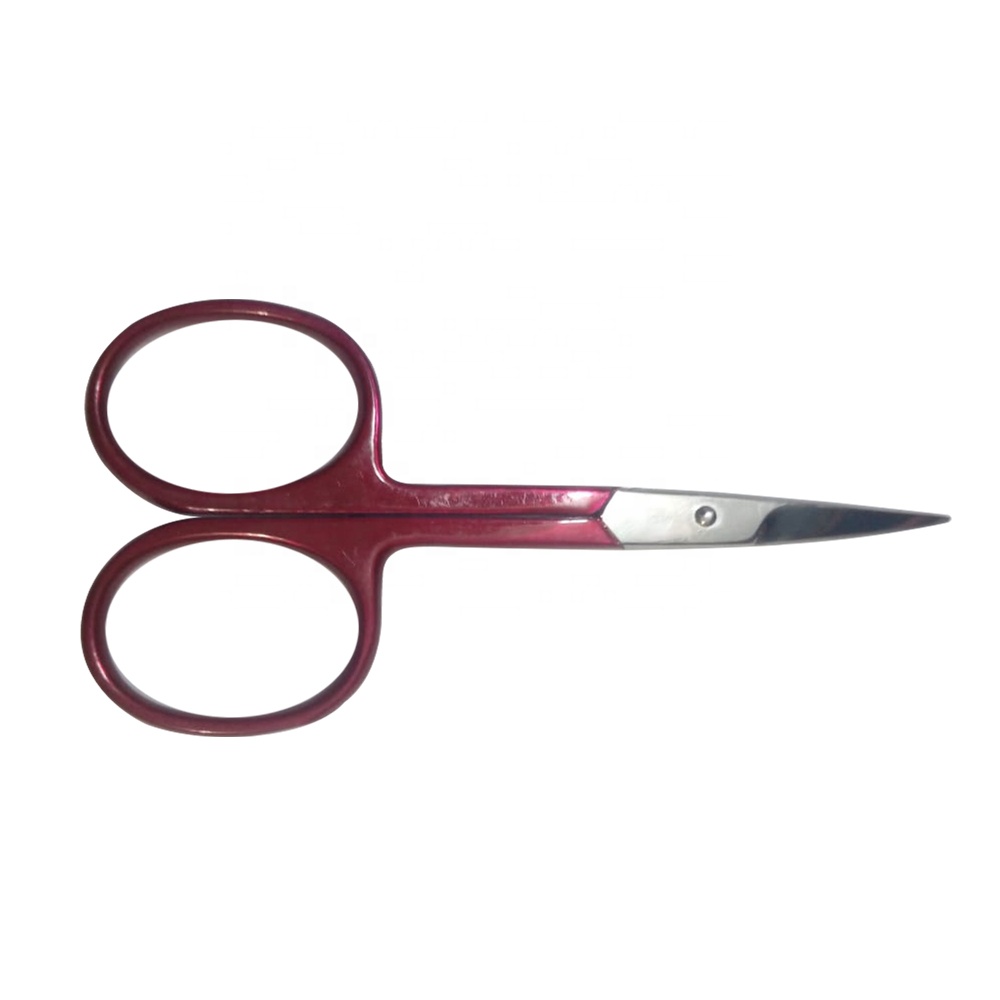 Оптовая продажа комплектов из 2 предметов Красота Инструменты для бровей изготовленный на заказ печатание полного цвета ресниц Пинцет Набор профессиональных парикмахерских ножниц по индивидуальному заказу из нержавеющей стали черный мешок волос стиль упак