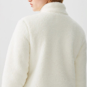 Streetwear Outdoor Clothing Manufacturer Fashion Sherpa Wool <b>Zip</b> <b>up</b> <b>Jacket</b> Custom Print Women Sherpa Polar Fleece <b>Jacket</b> Woman - Product Image 5