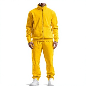 Survêtement bleu pour homme AFL, fermeture éclair intégrale, design sportif, 100% polyester, respirant, vêtements d'entraînement, automne, taille adulte, coupe régulière - Product Image 2