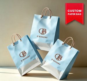 Bolsas de Papel Kraft para Panadería - Empaque Premium Reciclable con Impresión Totalmente Personalizable, Marca OEM/ODM - Product Image 1