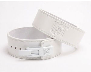 Cinturón de Levantamiento de Pesas de Cuero Genuino, con Logotipo Personalizado, Transpirable, Antideslizante, Ajustable, Elástico, de 13 mm de Grosor, para Gimnasio - Product Image 3