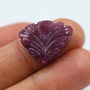 Rubí Rojo Natural Tallado en Cabujón, Gema de Rubí Tallada a Mano, Piedra Suelta Lisa, Proveedor Mayorista de Piedras para Joyería - Product Image 2