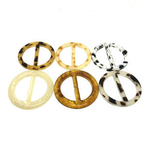 2026 <b>Custom</b> New Bohemian Candy Color PP Grass Woven Stretch <b>Lighter</b> Belt Resin Round Buckle Retro Trim Wide Waist Belts Women - Product Image 2