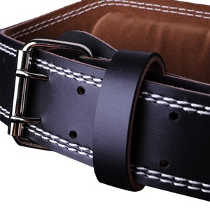 High Quality Customized Color Leather Heavy Duty <b>Plus</b> <b>Size</b> Gym Training <b>Belt</b> Powerlifting Waist Support Slimming Soft Non-Slip - Product Image 4