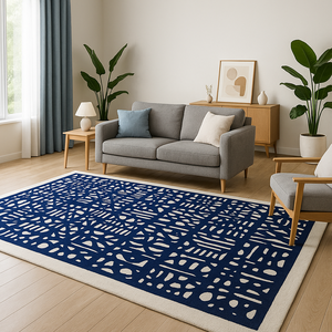 Ensembles de tapis en laine antidérapants au design moderne, tapis d'hôtel en gros, luxe discret, tapis en laine de Nouvelle-Zélande, grands tapis pour salon, moquette - Product Image 5