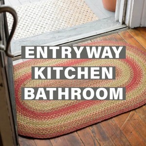 Alfombra Tejida a Mano de Yute Moderna, Alfombra de Lino Pastoral para Dormitorio, Alfombra sin Pegamento para Sala de Estar, Mesa de Centro, Balcón, Estilo Nórdico Ovalado - Product Image 3