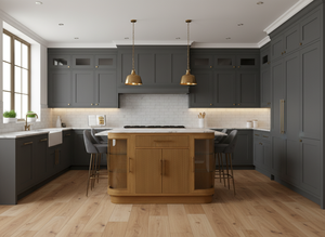 Isla de Cocina, Mueble de Cocina para Barra de Desayuno, Sillas, OEM, ODM, Calidad Premium Personalizada, Calidad de Exportación, Hecho a Mano, para Interiores - Product Image 3