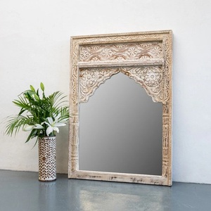 Modern Statement <b>Mirror</b> for Entryway Refined Heritage Craftsmanship with Bright Reflective Beauty and Charm - Product Image 3