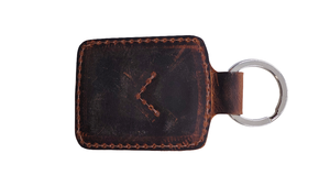 Leather Metal Keychain with Zinc Alloy <b>Key</b> <b>Ring</b> for Promotional Gift Pendant Accessory - Product Image 3