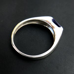Bague en Tanzanite Naturelle, Argent Sterling, Or Massif 14K, Bague de Fiançailles, Tanzanite Taille Émeraude, Pierre de Naissance de Décembre, Bague Unisexe - Product Image 4
