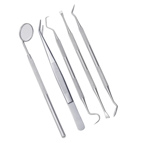 Juego de 3 Instrumentos Quirúrgicos Dentales de Acero Inoxidable con Empuñadura Manual Moleteada, Herramientas de Cuidado Bucal Clase I - Product Image 3