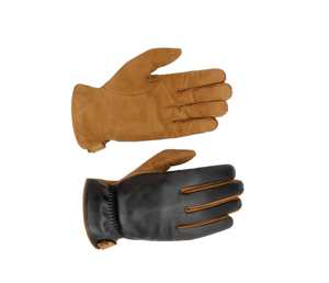 HOLY SIGNS INTERNATIONAL Sheep Grain Leather Durable Safety <b>Driver</b> Work <b>Gloves</b> Strap EN420 Certified Breathable Elastic Wristlet - Product Image 6