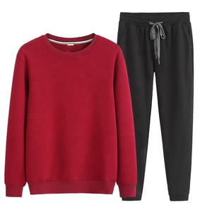 ชุดวอร์ม2ชิ้นมีฮู้ดแบบสวมหัวสำหรับผู้ชายชุดวอร์ม2024แบบใหม่ล่าสุดออกแบบโลโก้ได้ตามต้องการ - Product Image 5