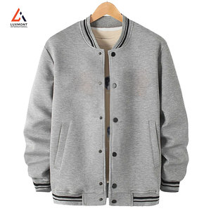 แจ็คเก็ต Letterman ผู้ชายสั่งทำขายส่ง ขนาดตามต้องการ สำหรับใช้งานกลางแจ้ง คอตั้ง แจ็คเก็ตฤดูหนาวผู้ชาย - Product Image 1