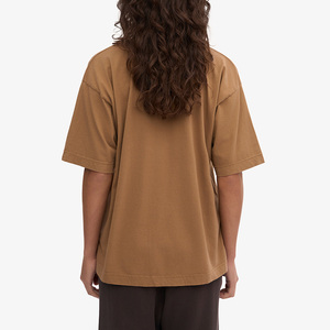 Camiseta de Verano para Mujer, Ecológica, 100% Algodón Orgánico, con Logotipo, Transpirable, Casual, Talla Grande, Manga Corta, Sin Tejido - Product Image 2