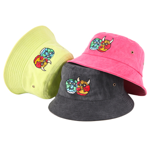 Chapeau bob d'été en coton 100% personnalisé, imprimé et brodé avec logo de créateur, qualité supérieure, fabriqué au Pakistan - Product Image 4