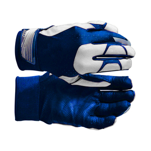 <b>Baseball</b> Batting <b>Gloves</b> Adjustable Comfortable Fit Leather Material Lightweight Durable Breathable Design - Product Image 2