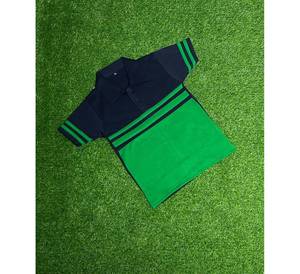 T-shirt en piqué de coton unisexe très demandé avec logo personnalisé, uniformes scolaires pour garçons, polos pour écoles primaires, collèges et lycées - Product Image 1