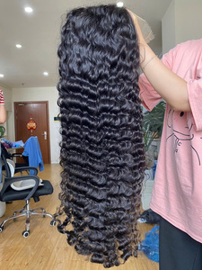 Grade Cambodian Hair Bundles <strong>Frontal</strong> <strong>Closure</strong> and wig - Product Image 3
