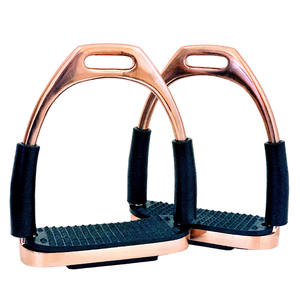 Estribos Flexibles de Alta Calidad para Caballos, Base Antideslizante, Equipo de Equitación, Estribos Ecuestres de Acero Inoxidable SHER SONS - Product Image 1