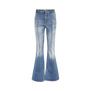 Nouveau design – Pantalon évasé pour femme, écologique, respirant, taille haute, avec cordon de serrage, mélange de coton léger, authentique et de qualité supérieure pour adulte - Product Image 1