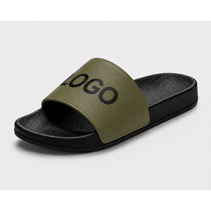 Sandalias Deslizantes de EVA Verde Oliva con Logotipo Personalizado para Hombre y Mujer |   Pantuflas Antideslizantes de Verano |   Fábrica OEM ODM - Product Image 3