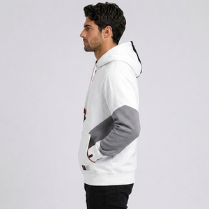 Sweat à capuche d'hiver pour homme de qualité supérieure, couleur unie, tissu polaire, chaud, écologique, respirant, design confortable de la capuche, durable - Product Image 4