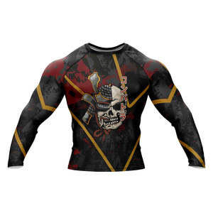 New Fashion Style Heat-Transfer Printed Anti-UV Quick Dry Breathable Eco-Friendly 220g Polyester/Spandex Customizable Men's - Product Image 1