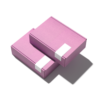 Boîte d'expédition en carton ondulé biodégradable et écologique personnalisée avec laminage mat et gaufrage pour l'emballage de chaussures et de vêtements