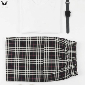 Izar Islámico para Hombre de Alta Densidad, Tejido de Algodón Transpirable con Patrón Clásico a Cuadros, Ropa de Estar Modesta para Hombres Musulmanes - Product Image 6