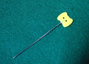 AA0211 Spool Head pins Butterfly style | Head Pins Peach Heart | For Dressmaker, Craft, Sewing Project and DIY Decoration - Product Image 6