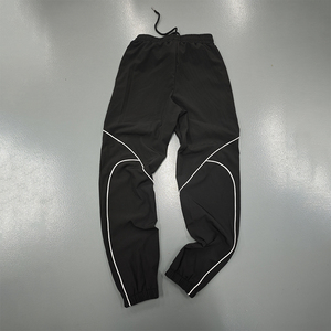 Men's Custom Casual <b>Waterproof</b> Nylon Baggy Jogger Windbreaker Track <b>Trousers</b> Loose Fit 3M Reflective Stripe Sweatpants for - Product Image 6