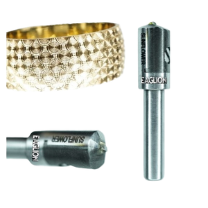 เครื่องมือเพชร CNC รุ่น EAGLION INTERNATIONAL CP สำหรับทำเครื่องประดับ ขนาด 0.3 มม./2.0 มม. พร้อมก้านสแตนเลสขนาด 6 มม. - Product Image 1