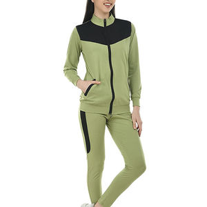 Conjunto deportivo de dos piezas para mujer talla grande, proveedor mayorista, conjunto deportivo ajustado para mujer, ropa de gimnasio con logo personalizado al por mayor para damas - Product Image 2