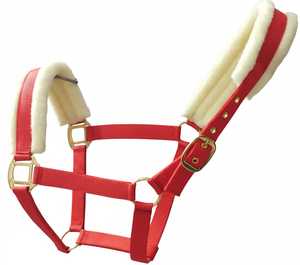 Harnais de cheval imperméable en PP de couleur personnalisée de qualité supérieure, rembourrage en polaire doux, collier réglable, équitation, entraînement, écurie - Product Image 1
