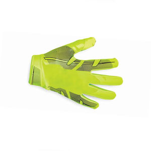 Gants de football américain tendance, personnalisables, antidérapants, sans silicone, sans poudre, respirants en polyester, vente en gros OEM - Product Image 4