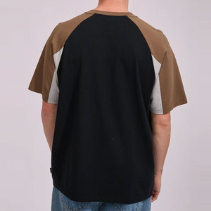 T-shirt décontracté pour homme, col rond, en polyester/coton, séchage rapide, confortable, de haute qualité, coupe ajustée, uni et lavé - Product Image 2