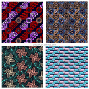 Tela Africana con Estampado de Cera Personalizada, 100% Algodón, Tela Jacquard de Alta Calidad para Prendas Nigerianas - Product Image 6