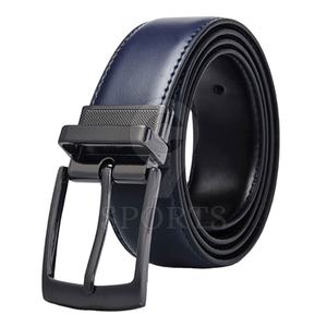 Cinturón de cuero para hombre de moda para ropa formal Diseño OEM Producción de fábrica Bajo MOQ disponible - Product Image 1