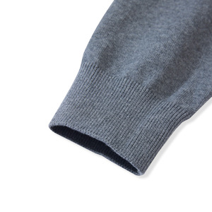 Men's Navy Blue Knitted <b>Henley</b> Sweater Regular Fit <b>Long</b> <b>Sleeve</b> Button Up Casual Pullover Autumn Wear - Product Image 4