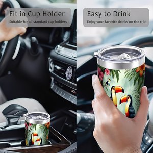 Stainless Steel Tumbler 20oz Double Wall Insulated Portable Outdoor Hiking <b>Camping</b> <b>Cup</b> - Product Image 4