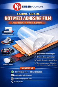 Film adhésif thermofusible écologique de qualité industrielle Eva, largeur personnalisable et surface lisse pour la lamination des tissus - Product Image 6