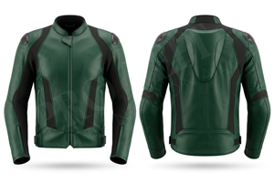 เสื้อแจ็คเก็ตมอเตอร์ไซค์หนังแท้คุณภาพสูง ดีไซน์ลายจุด ระบายอากาศได้ดี มีสไตล์ สวมใส่สบาย ป้องกันการกระแทก เหมาะสำหรับการขับขี่ - Product Image 3