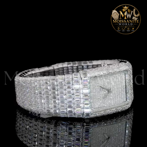 Reloj Mecánico Automático Rectangular con Cristales, Movimiento ETA, Correa de Acero Inoxidable de 20 mm, Analógico, de Lujo para Hombre, para Fiestas, con Esfera de Cristal - Product Image 3